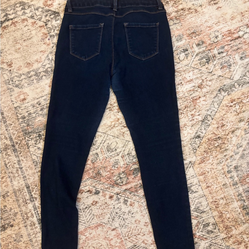 d.jeans Dark Wash‎ Skinny Jeans Size 8 Stretch Denim Mid Rise Slim Fit